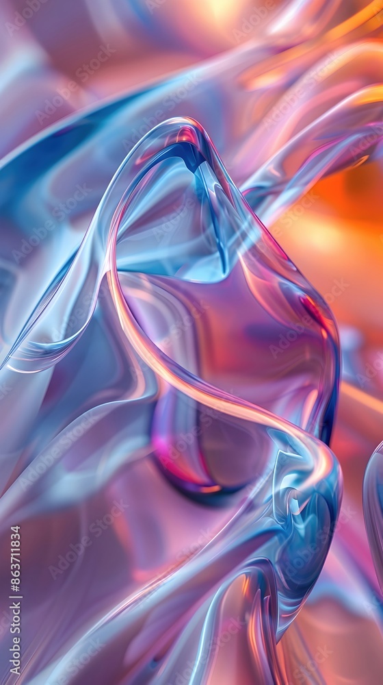 Fluid Topological Mesmerizing Organic World of Undulating Forms and Vibrant Saturated Hues Fluid Topological Mesmerizing Organic World of Undulating Forms and Vibrant Saturated Hues