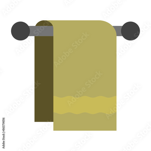Towel flat icon