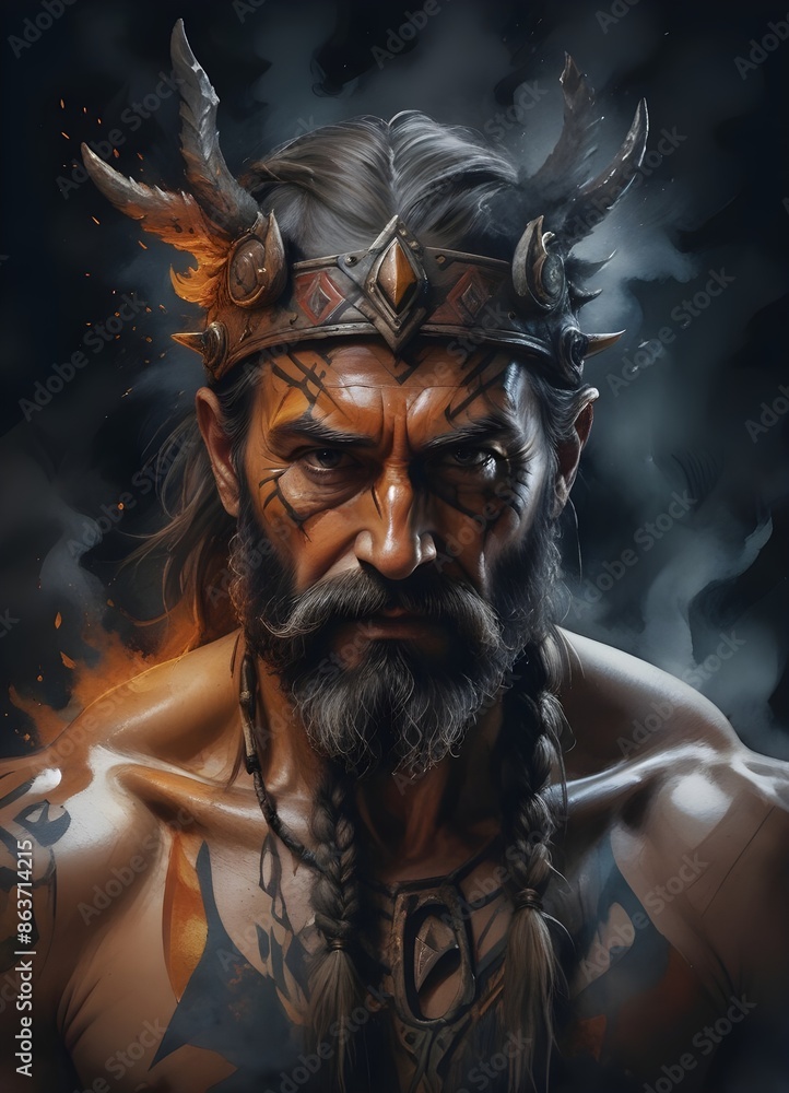 Portrait of a semi god.. Portrait of a semi god..