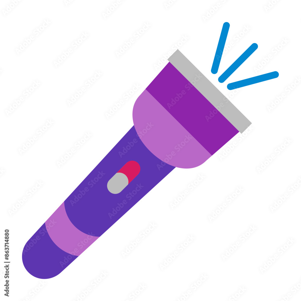 Torch flat icon Torch flat icon