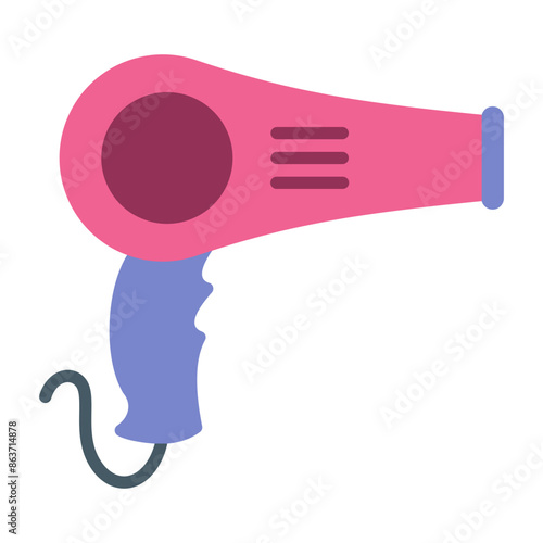 Hair Dryer flat icon