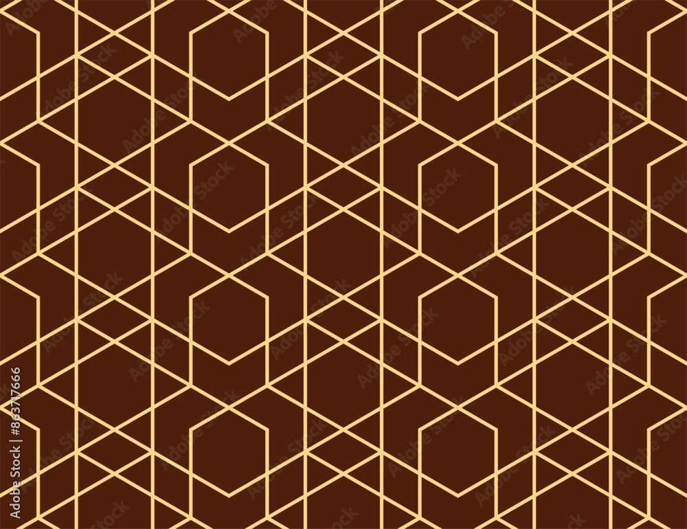 The geometric pattern with lines. Seamless vector background. Golden and brown texture. Graphic modern pattern. Simple lattice graphic design The geometric pattern with lines. Seamless vector background. Golden and brown texture. Graphic modern pattern. Simple lattice graphic design