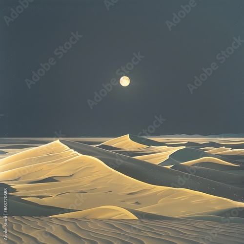 Wallpaper Mural sand dunes in the desert Torontodigital.ca