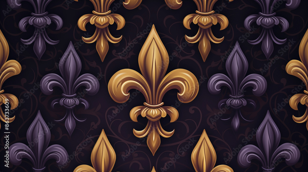 Elegant Fleur-de-Lis Pattern
Elegant Fleur-de-Lis Pattern