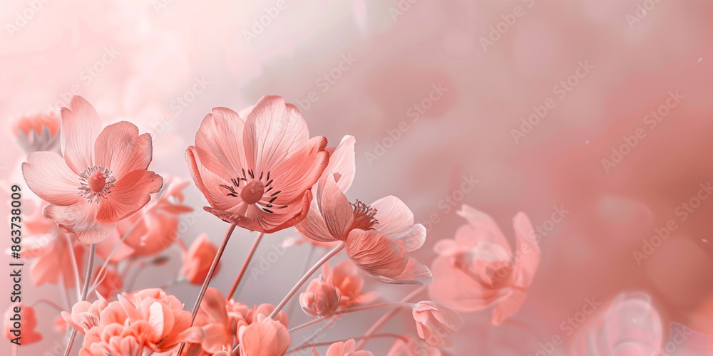 Fototapeta premium Enchanting Garden of Cherry Blossoms 