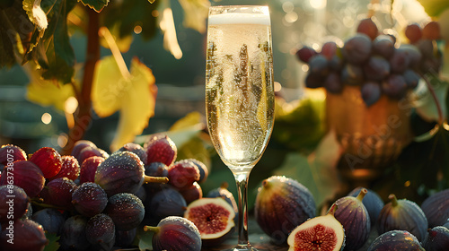 A Plum's Magical Infusion in Prosecco Cocktails for a Palate Pleaser photo