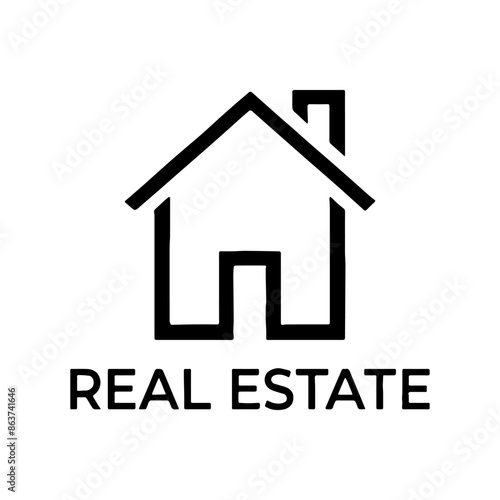 Real estate logo simple