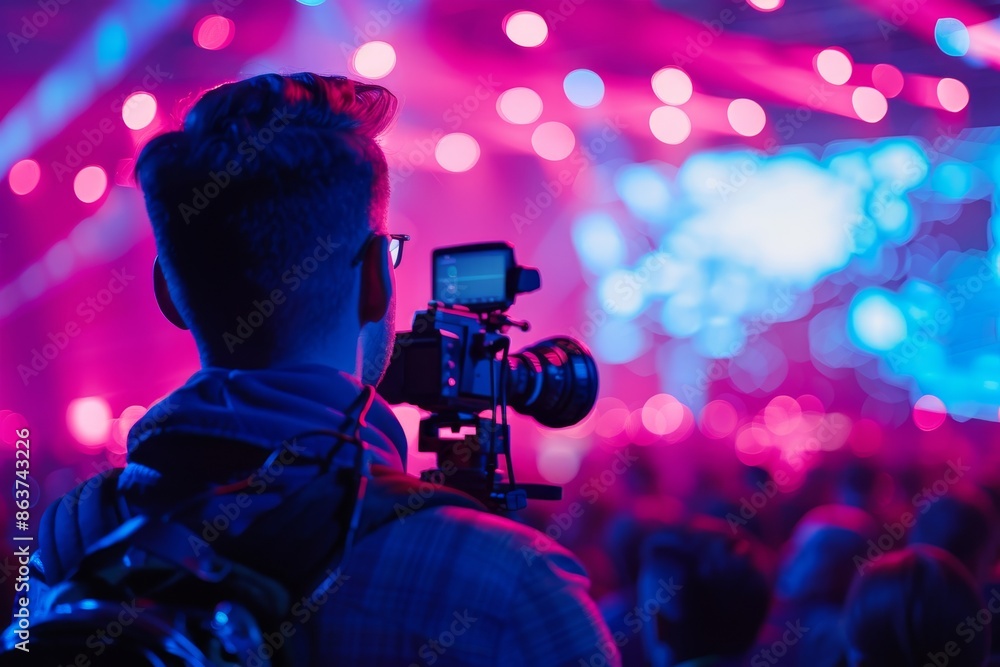 A Cameraman Captures The Energy Of A Neon Lit Concert A Cameraman Captures The Energy Of A Neon Lit Concert