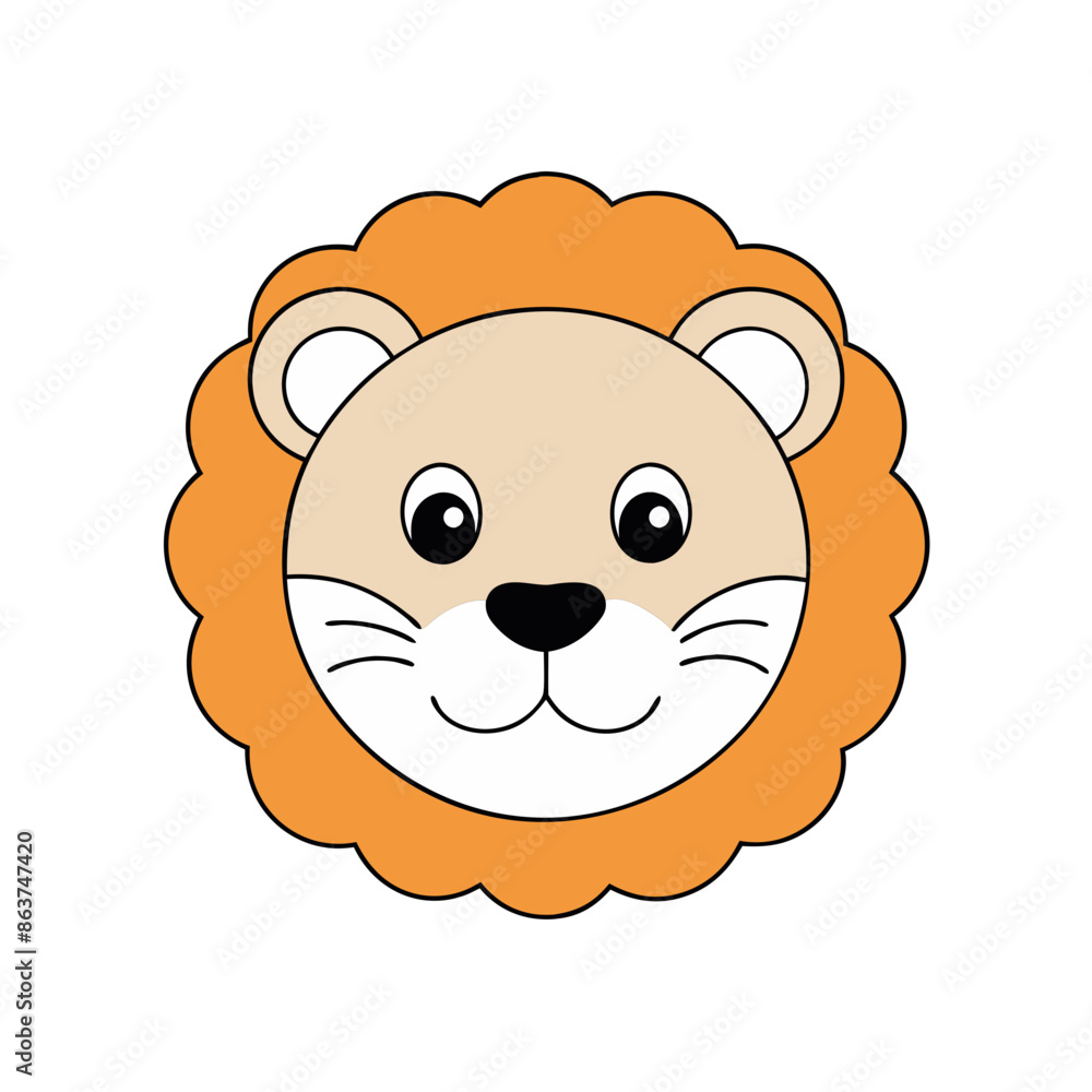 Obraz premium Lion Illustration