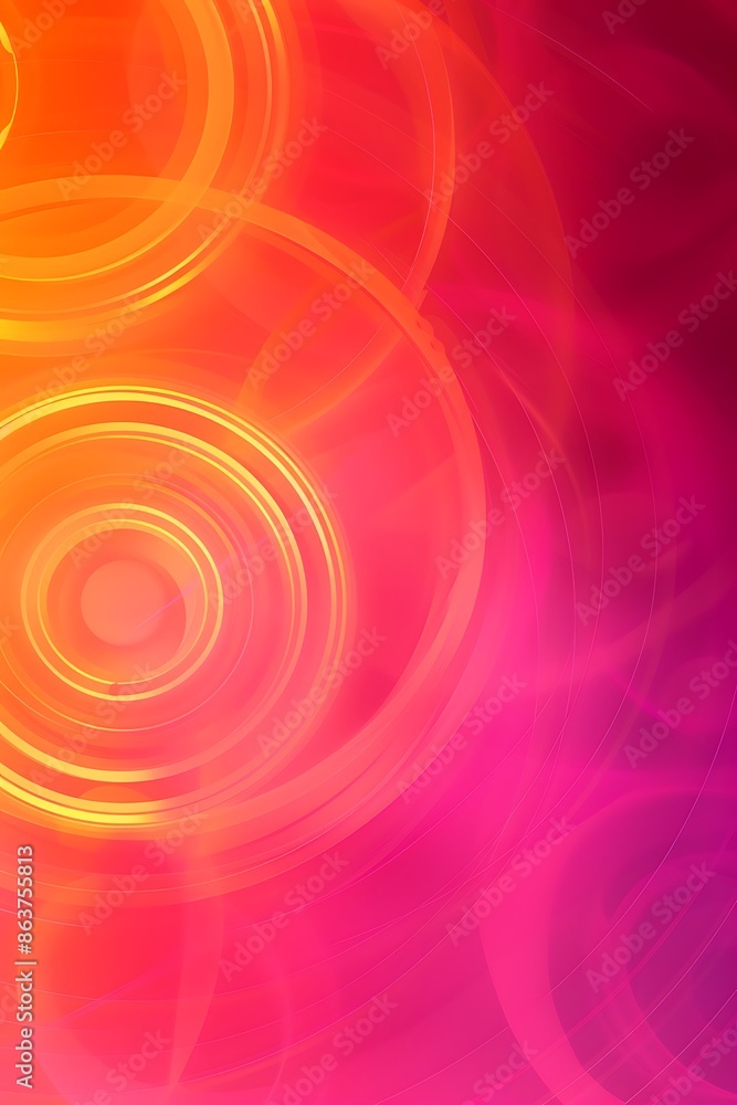 Obraz premium Teal and magenta gradient background with swirling patterns.