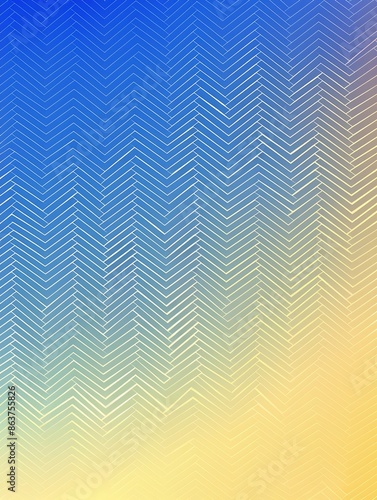 Abstract blurred background in yellow and cyan tones with oval shapes.