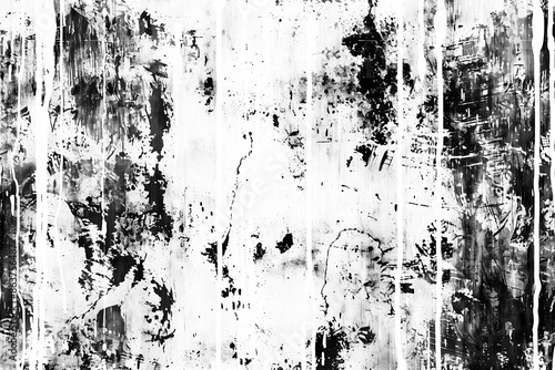Wallpaper Mural Abstract grunge black and white distressed texture background, perfect for edgy designs, vintage projects, and artistic overlays. Torontodigital.ca