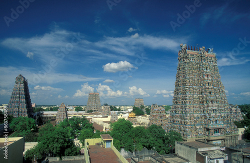 INDIA TAMIL NADU MADURAI MEENAKSHI TEMPLE