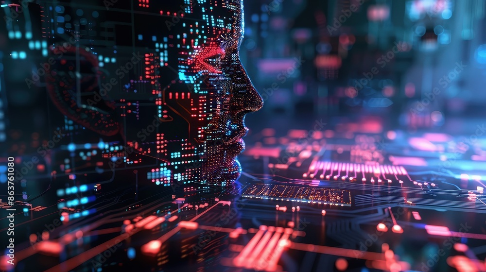 Digital Human Face Hologram in Cyber Space Digital Human Face Hologram in Cyber Space