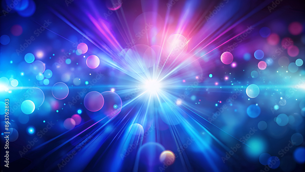 Blue and Purple Light Leak Blur Illustration Blue and Purple Light Leak Blur Illustration