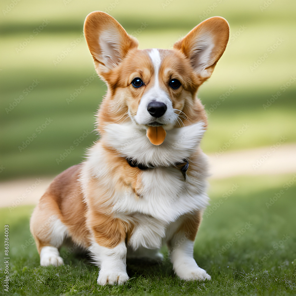 border collie puppy adorable pet dog in front look with greenery blurred background border collie puppy adorable pet dog in front look with greenery blurred background