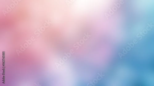 A softly blurred background in pastel hues, creating a serene and calming atmosphere