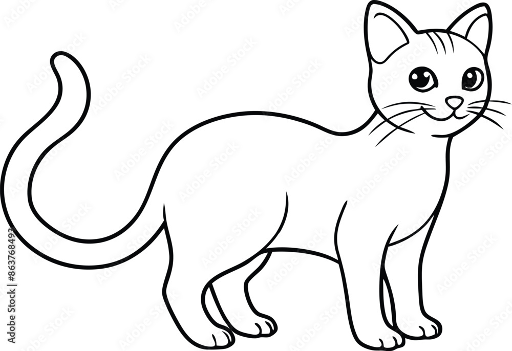 Funny cute cat silhouette vector illustration design Funny cute cat silhouette vector illustration design