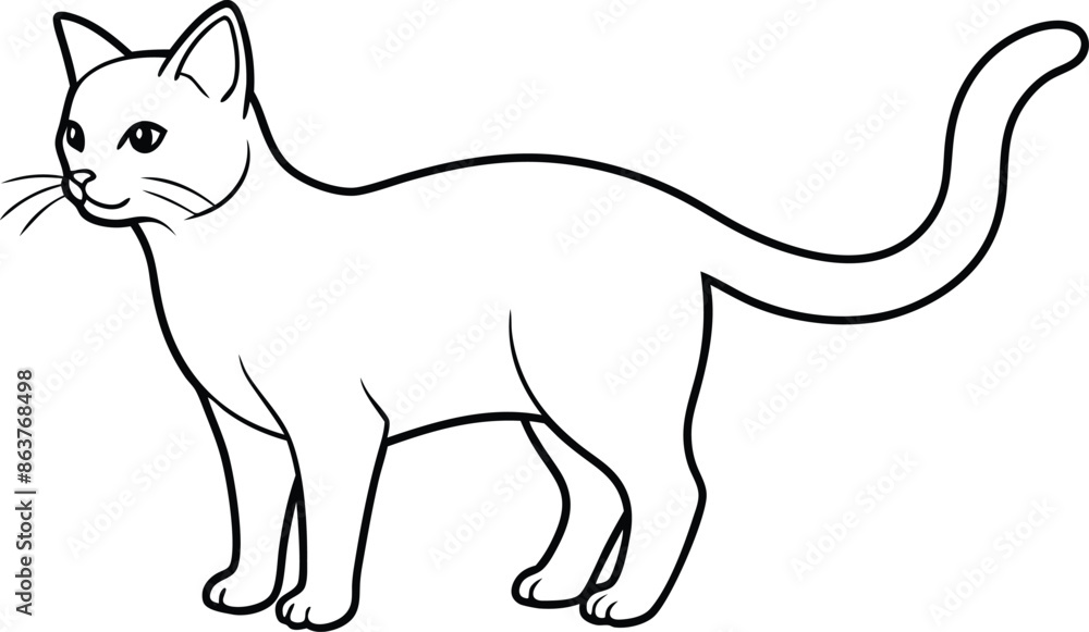 Funny cute cat silhouette vector illustration design Funny cute cat silhouette vector illustration design