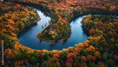 Wallpaper Mural view of lake Torontodigital.ca