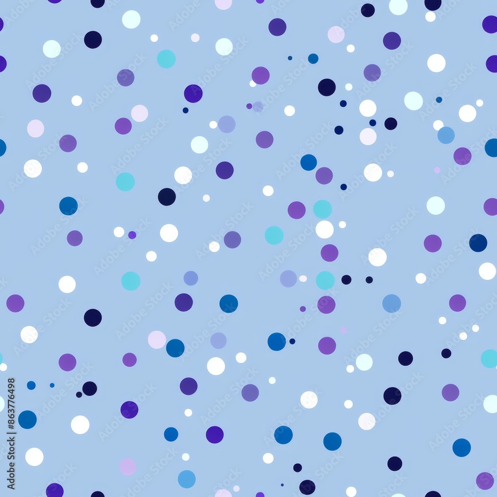 Light Blue Background with Scattered Polka Dots, Seamless Pattern, Texture, Design Element Light Blue Background with Scattered Polka Dots, Seamless Pattern, Texture, Design Element