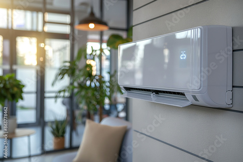 airconditioner in nice new office