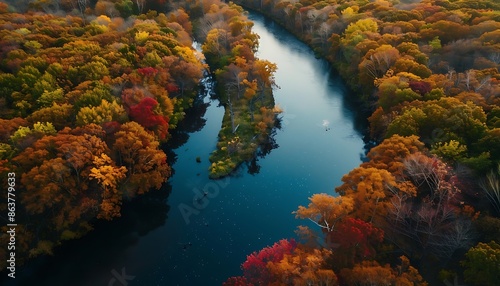 Wallpaper Mural fall colors in autumn Torontodigital.ca