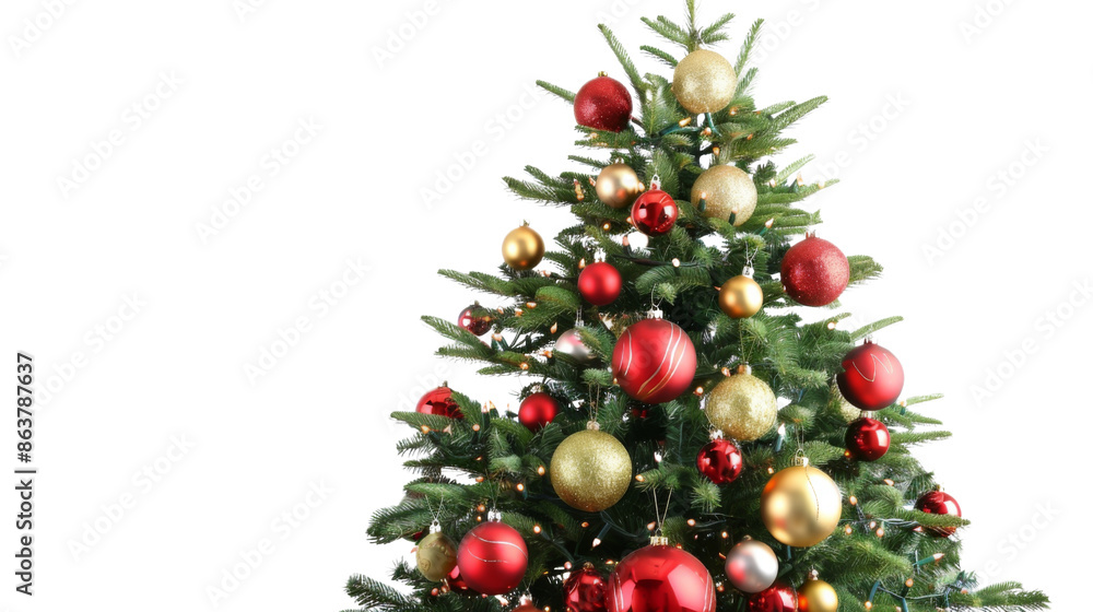 Christmas tree on transparent background Christmas tree on transparent background