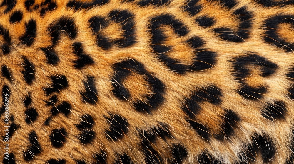 Attractive leopard fur Attractive leopard fur