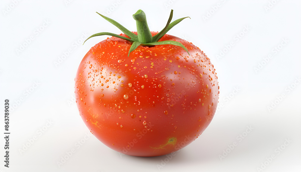 Fresh tomato vegetable on white background Fresh tomato vegetable on white background