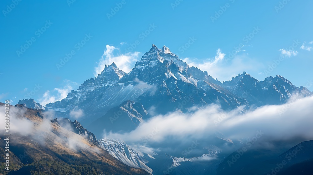 Fototapeta premium mountains in the snow