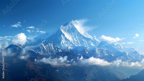 Wallpaper Mural snow covered mountains Torontodigital.ca