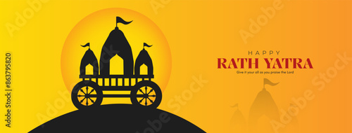 Jagannath Rath Yatra Social Media Poster, Banner, Web Banner , Print Design 