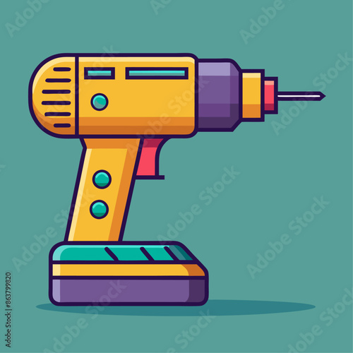 drill clipart cartoon Illustration drawing