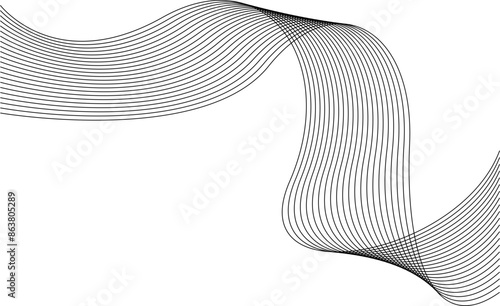 Abstract Wavy Line