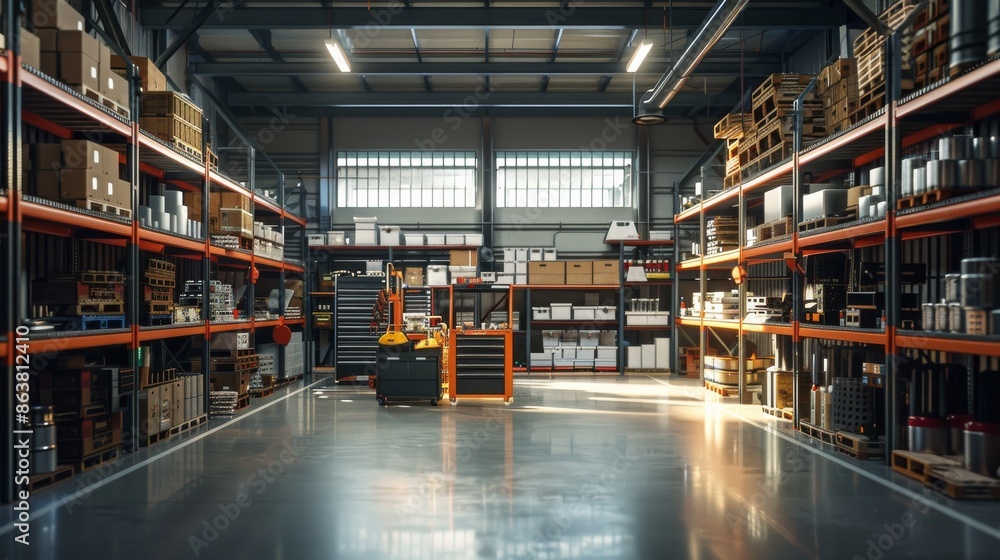 Efficient Operations: Factory Warehouse with Spare Parts Storage and Distribution Efficient Operations: Factory Warehouse with Spare Parts Storage and Distribution