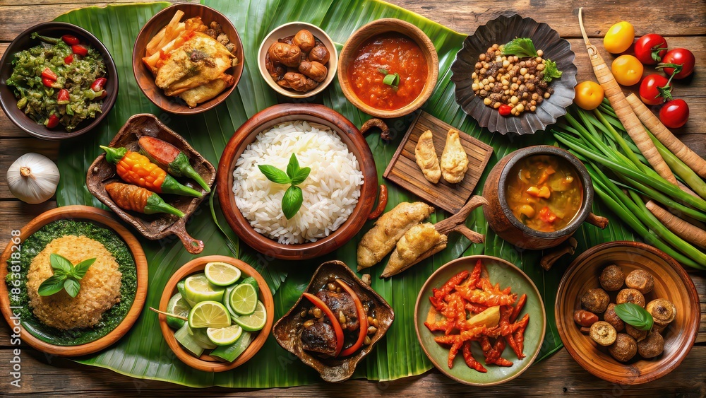 Assortment of traditional Filipino dishes , Filipino cuisine, food, gastronomy, culinary, delicacies, traditional, culture Assortment of traditional Filipino dishes , Filipino cuisine, food, gastronomy, culinary, delicacies, traditional, culture