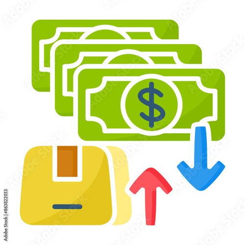 Selling And Transferring Assets Icon