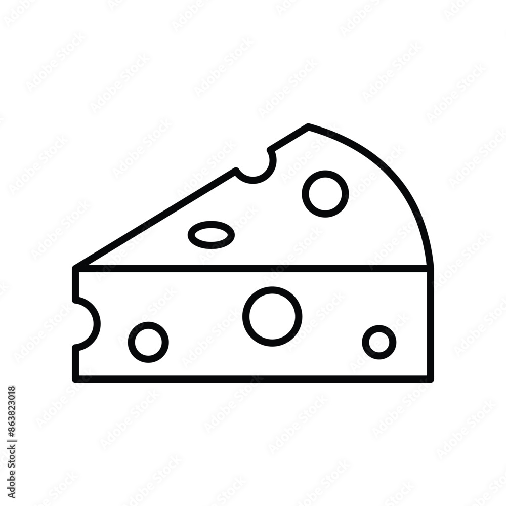 cheese icon with white background vector stock illustration cheese icon with white background vector stock illustration