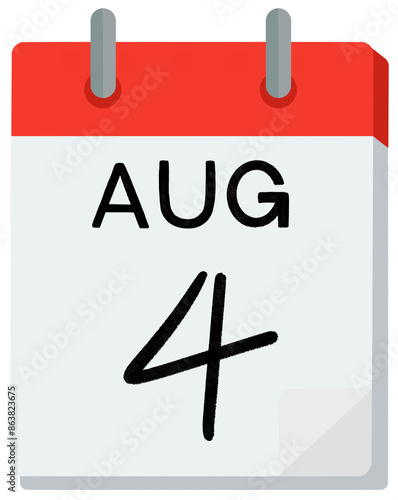 4 August 