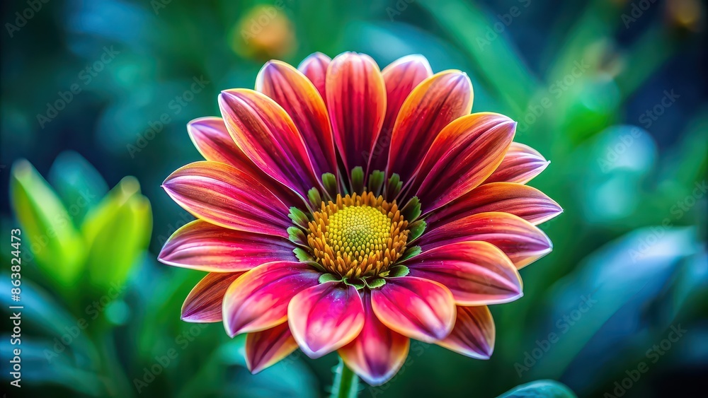 Vibrant close-up of a single blooming flower, blossom, petals, nature, flora, botanical, vibrant, close-up, macro, beauty Vibrant close-up of a single blooming flower, blossom, petals, nature, flora, botanical, vibrant, close-up, macro, beauty