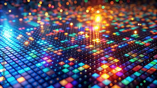 Wallpaper Mural Rainbow pixel backgrounds Torontodigital.ca