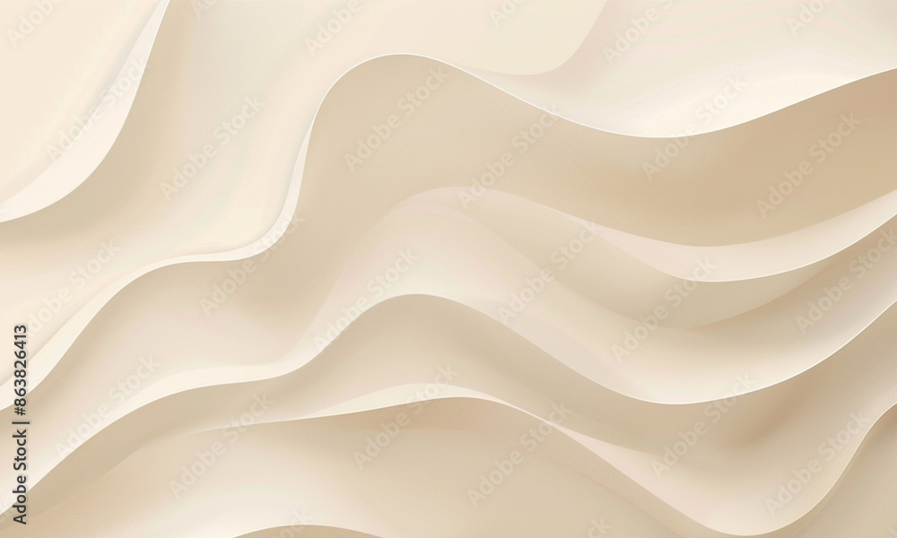 Abstract beige layered paper background with wave and curve. Abstract brown and beige paper cut wavy shapes layers background Abstract beige layered paper background with wave and curve. Abstract brown and beige paper cut wavy shapes layers background