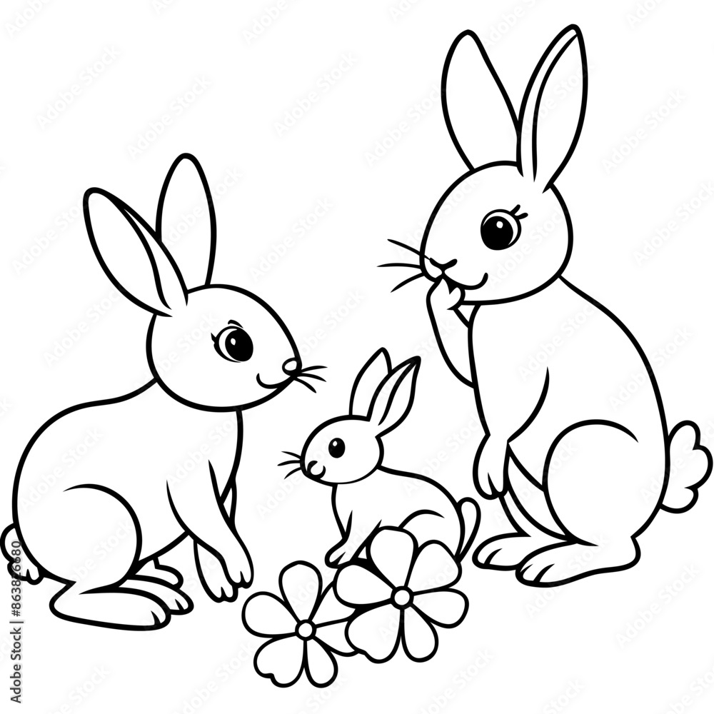 Fototapeta premium Woodland Escape Coloring Pages For Coloring Book