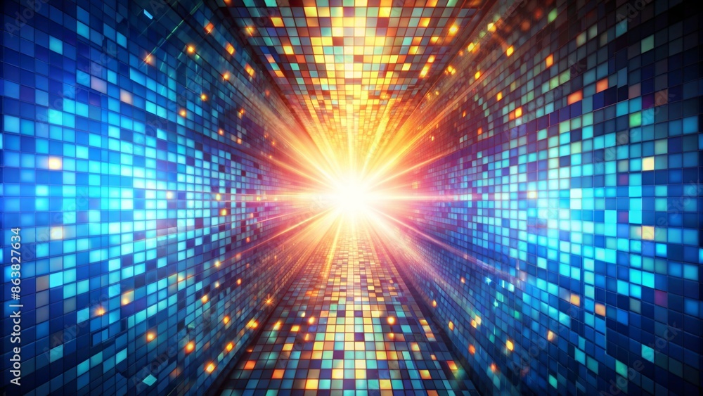 Rainbow pixel backgrounds Rainbow pixel backgrounds