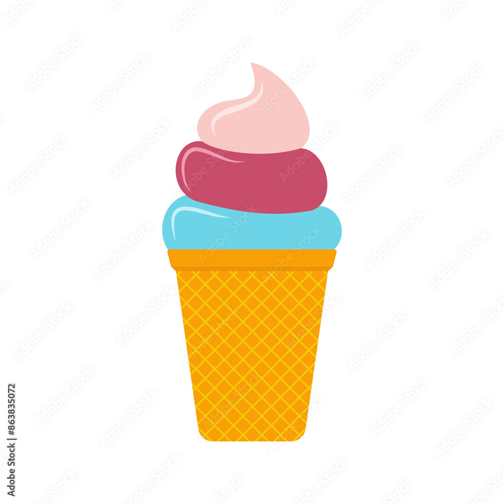 Ice cream flat. Cute kids frozen creamy desserts and sundaes. Waffles cones vanilla, ice lolly scoops cake. Colorful cartoon creamed chocolate and milk brown yellow green and red popsicle Ice cream flat. Cute kids frozen creamy desserts and sundaes. Waffles cones vanilla, ice lolly scoops cake. Colorful cartoon creamed chocolate and milk brown yellow green and red popsicle
