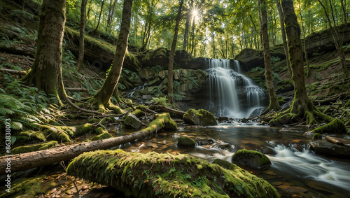 waterfall in the forest