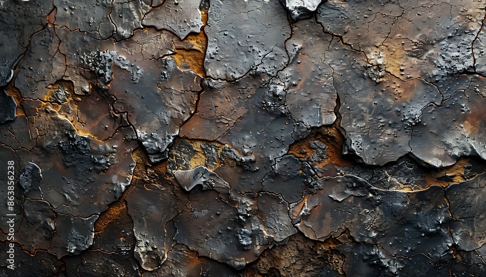 Obraz premium Rusty metal surface as background. Texture of rusty metal. Industrial background