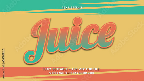 Juice Editable Text Effect