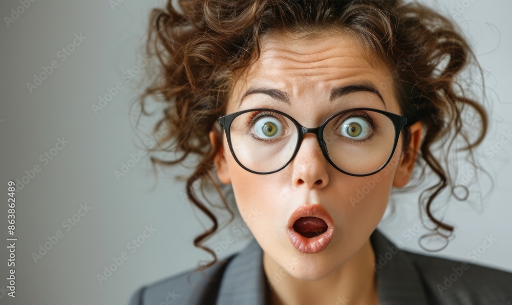 Crazy Confused Politician Woman Expression Crazy Confused Politician Woman Expression